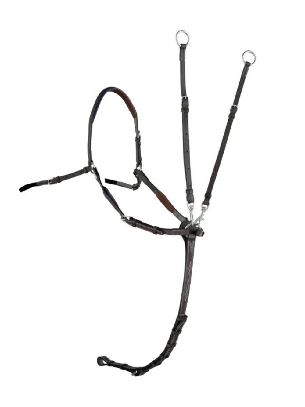 CWD Sport Color raised adjustable bridge breastplate